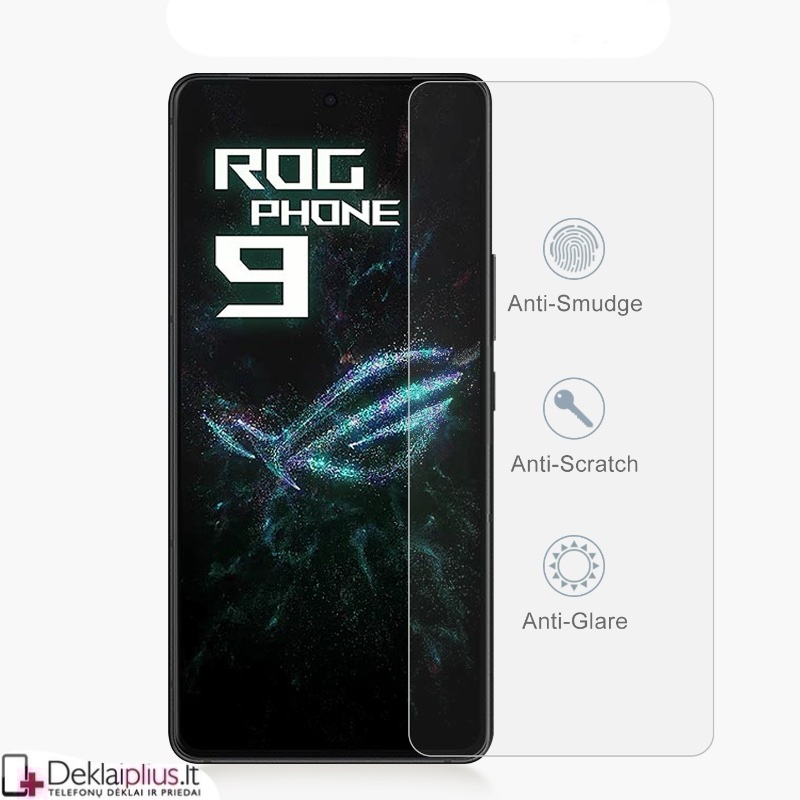 Telefono ekrano grūdintas stiklas (Asus Rog Phone 9/9 Pro) Telefono ekrano grūdintas stiklas (Asus Rog Phone 9/9 Pro)
